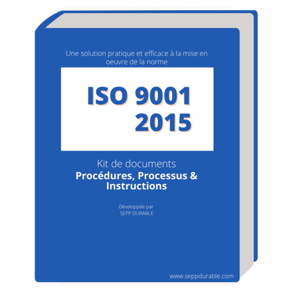 Kit de documents ISO Procedures Processus Instructions
