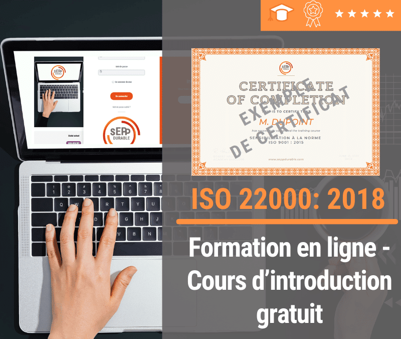 Formation en ligne (E-learning) ISO 22000 – Cours d’introduction gratuit