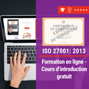 Formation en ligne E leraning ISO 27001 SEPP DURABLE